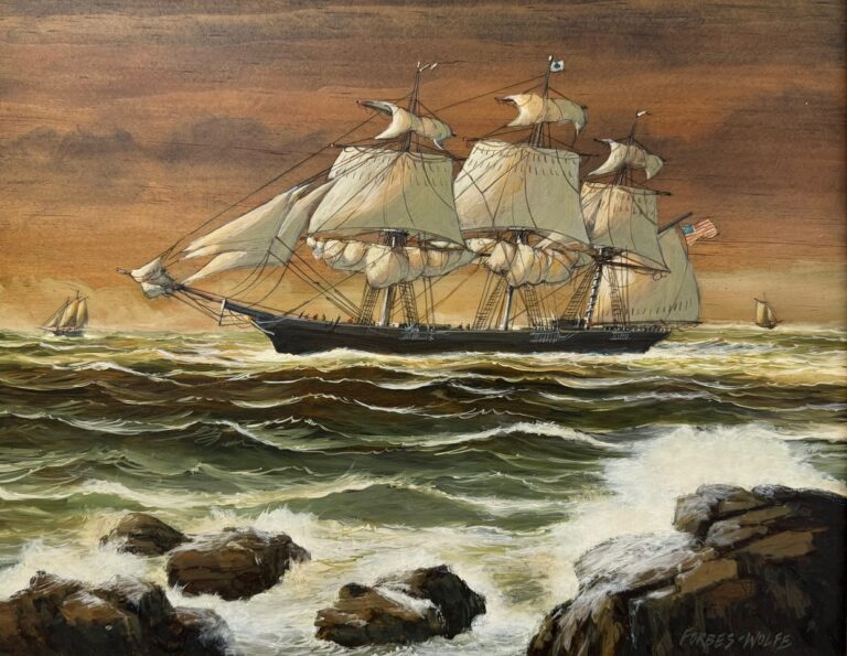 Lawrence Forbes-Wolfe Marine Art at Piermont Library